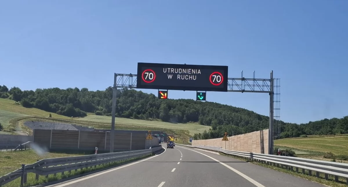 Utrudnienia w tunelu na S3