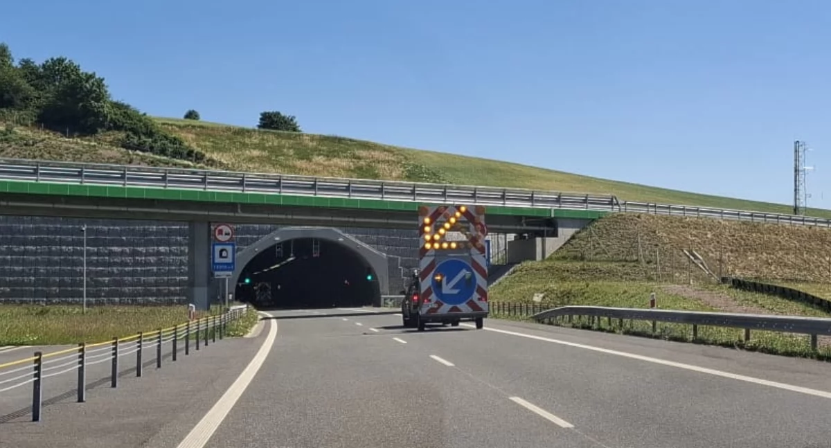 Utrudnienia w tunelu na S3