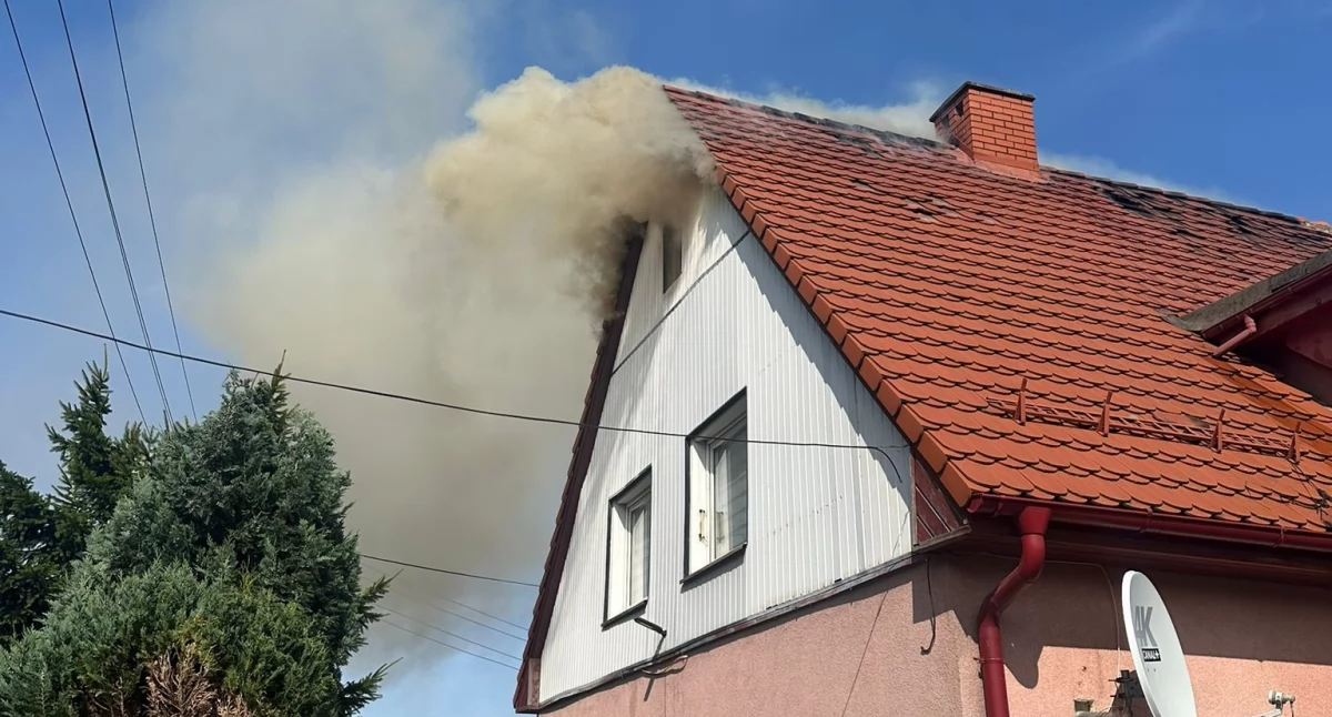 Pożar poddasza
