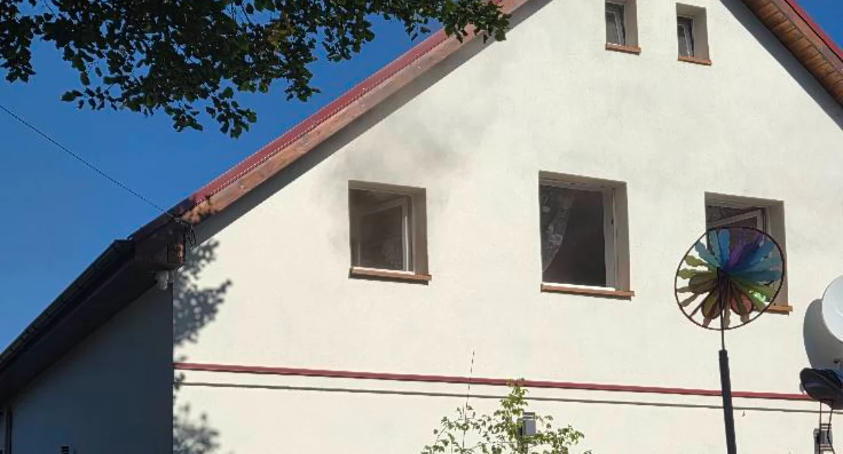 Pożar budynku
