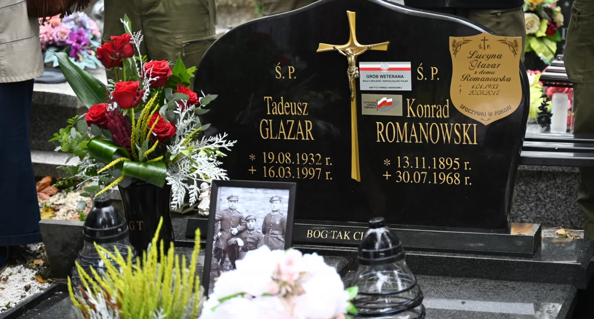 Kolejny grób weterana na kamiennogórskim cmentarzu
