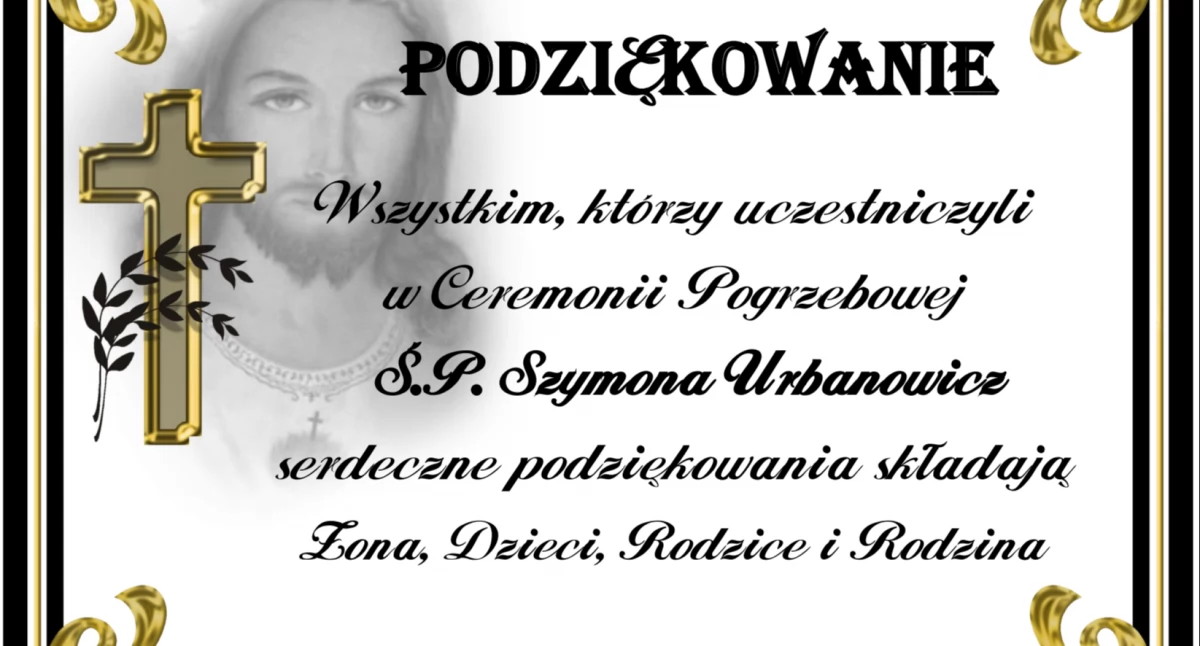 PODZIĘKOWANIE