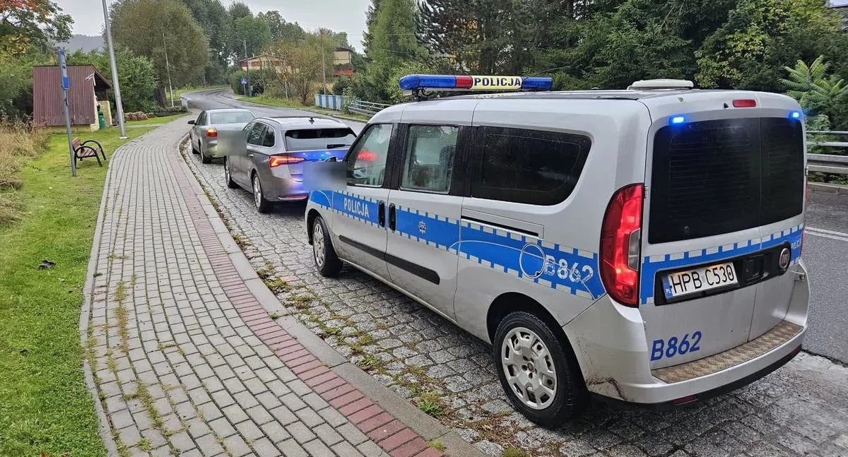 Poranna kolizja w Przedwojowie