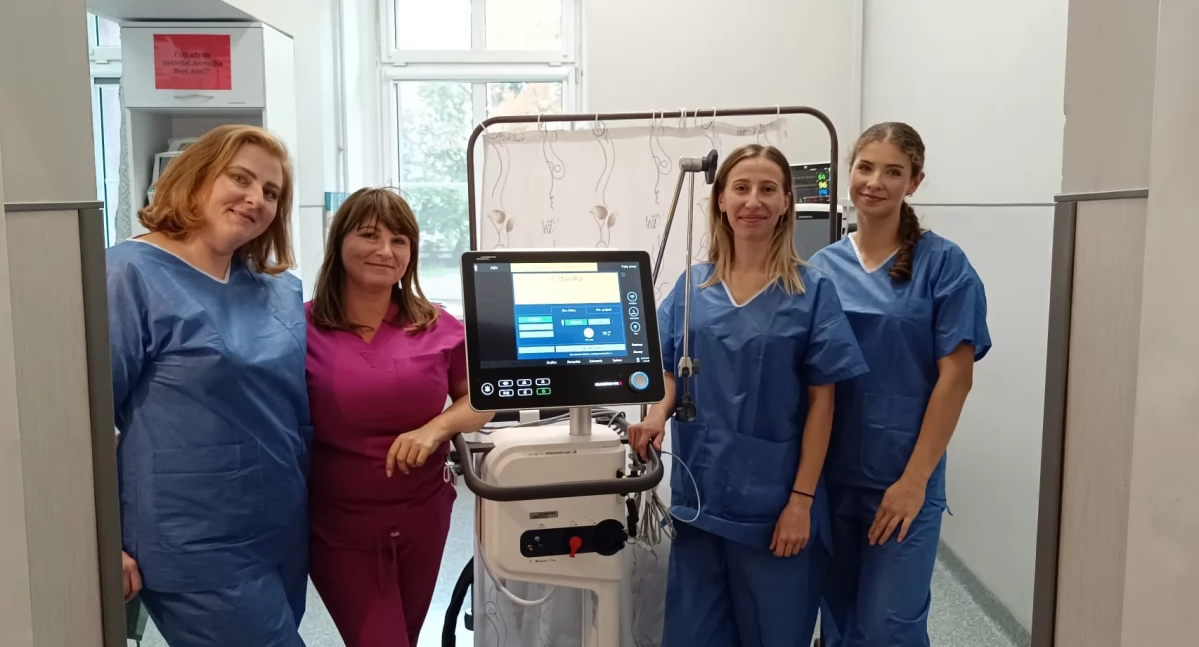 Respirator zakupiony dzięki wsparciu Fundacji Tutti Bene i mieszkańców