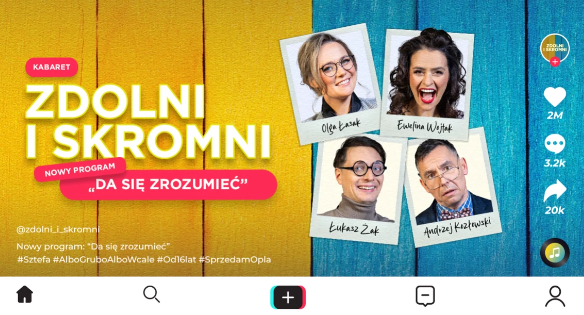 Kabaret Zdolni i Skromni w Lubawce