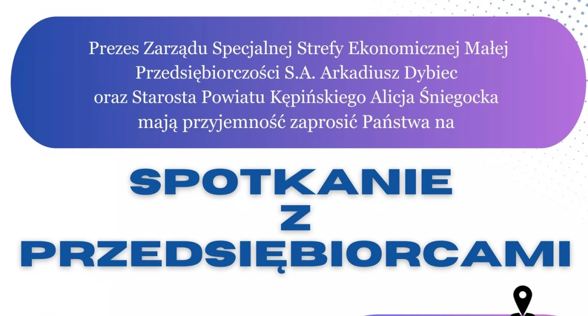 Zaproszenie na spotkanie z przedsiębiorcami w Kępnie