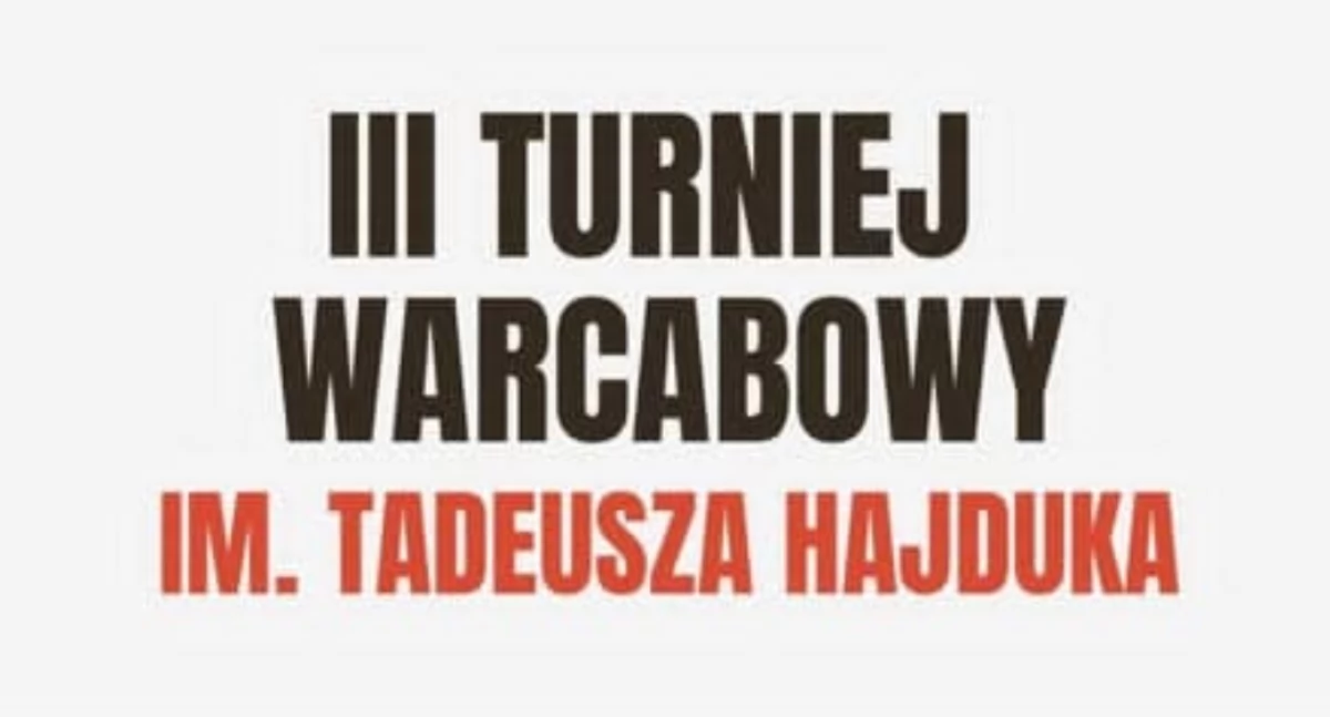 III Turniej warcabowy im. Tadeusza Hajduka