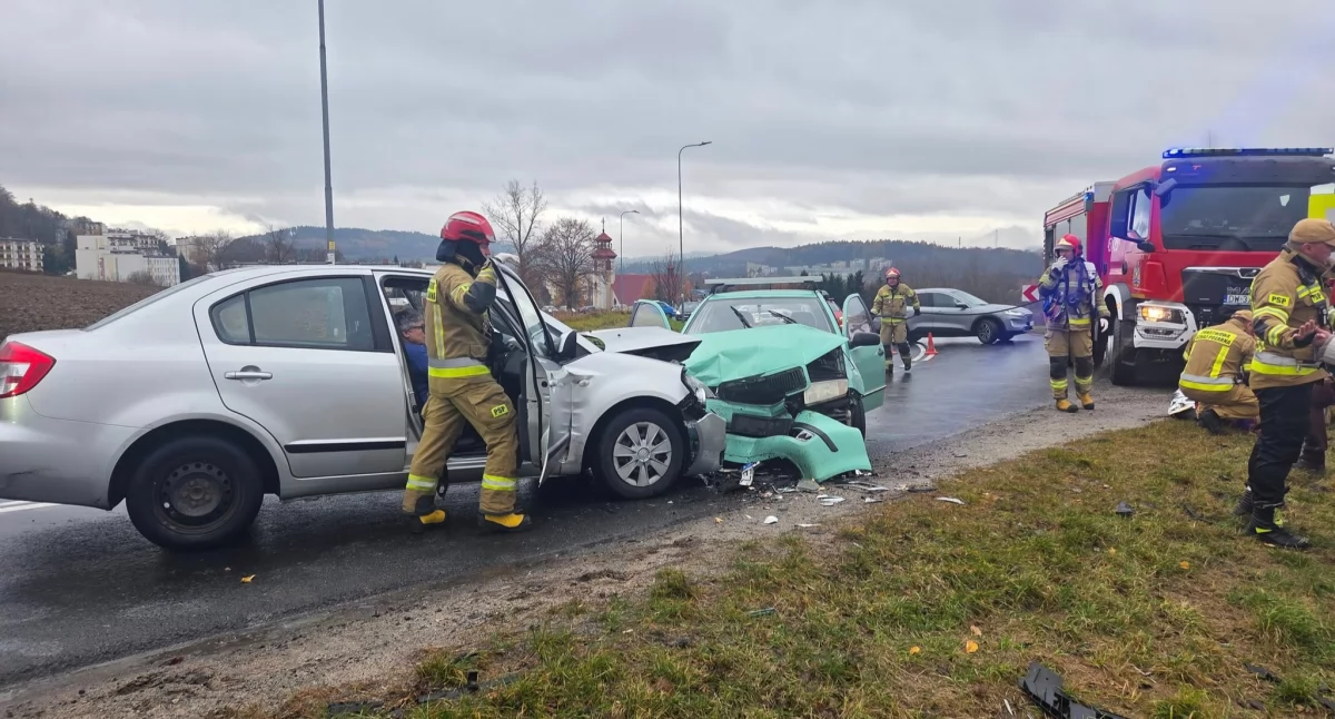 Zablokowany wjazd do Kamiennej Góry