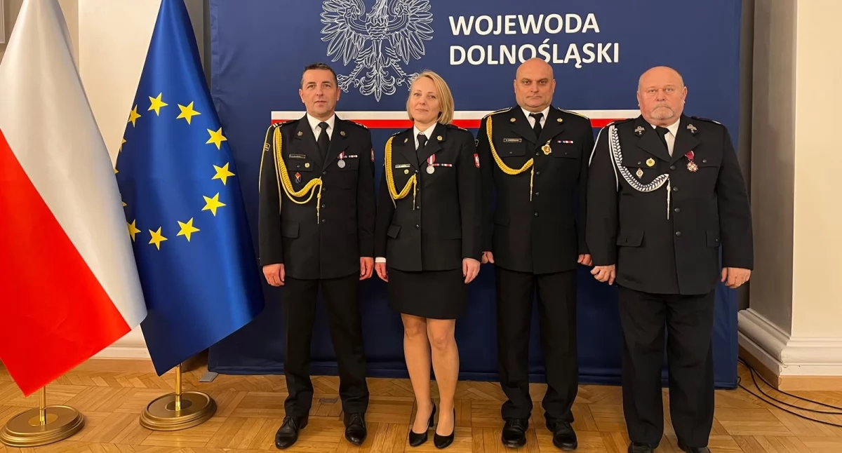 Nagrody dla strażaków z powiatu kamiennogórskiego