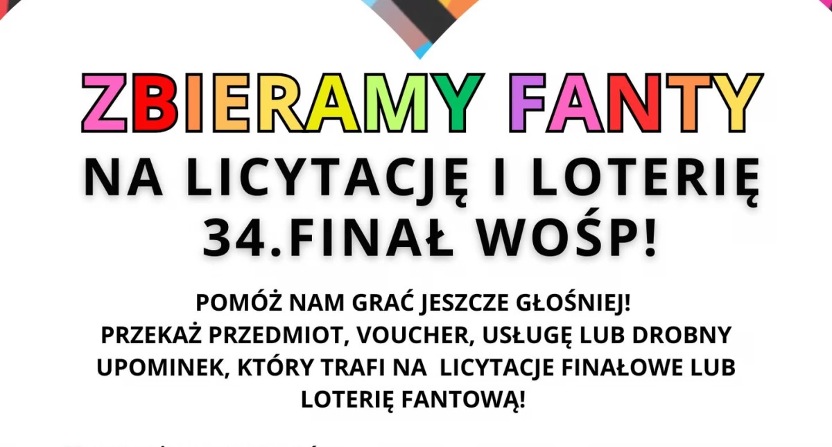 Chełmski sztab WOŚP rozpoczął zbiórkę fantów