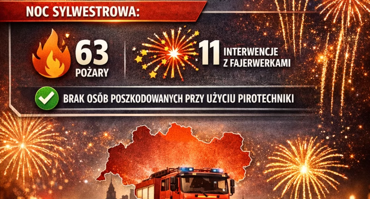 Sylwestrowa noc okiem ratowników