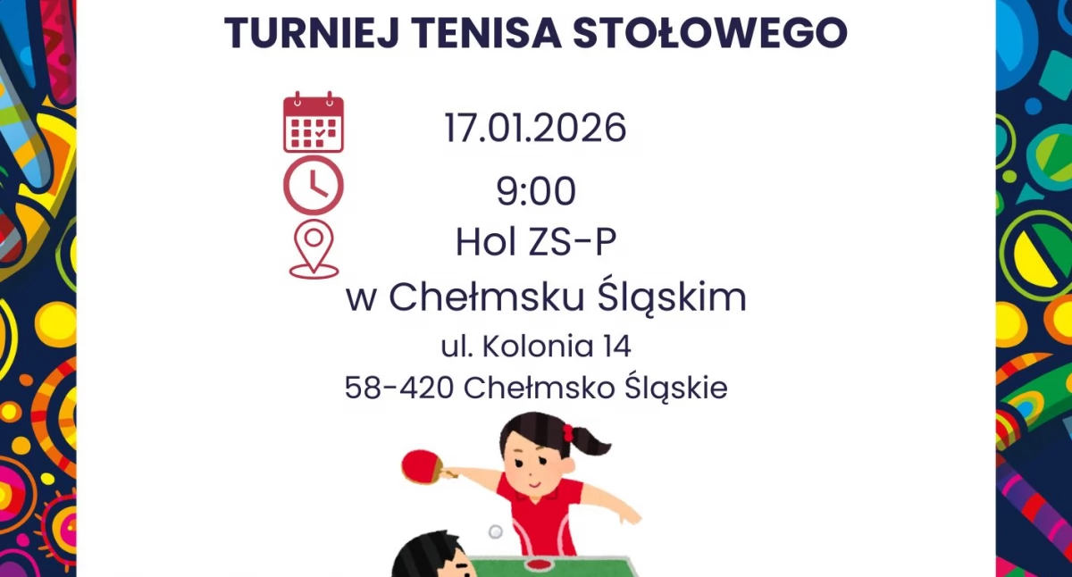 Turniej Tenisa Stołowego dla WOŚP