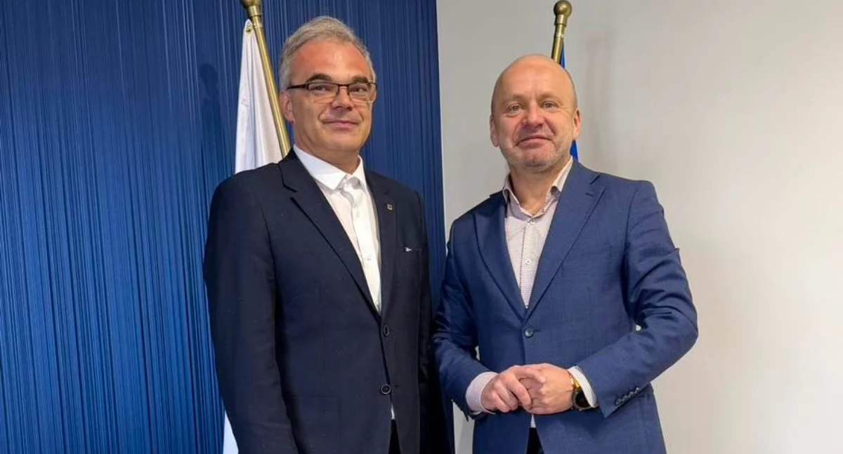 Spotkanie prezesa SSEMP z dyrektorem Sanepidu