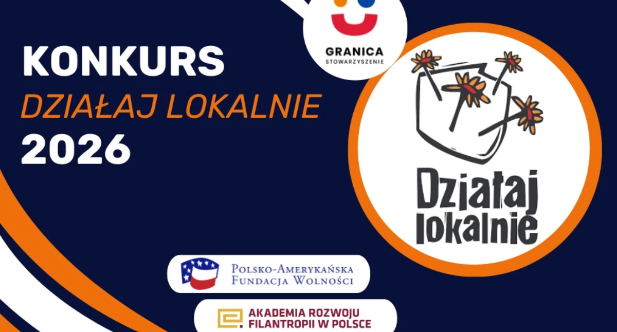KONKURS Działaj Lokalnie 2026 – nabór wniosków