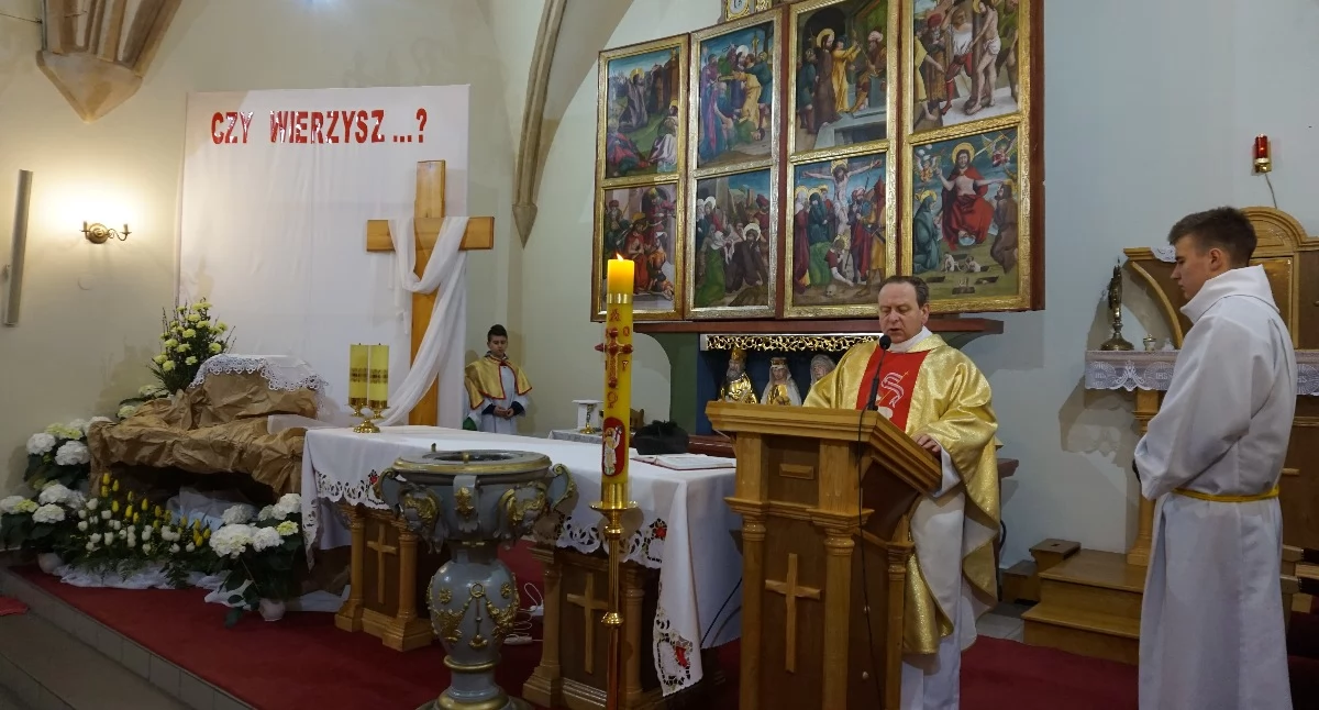 Święcenie pokarmów - parafia Pisarzowice