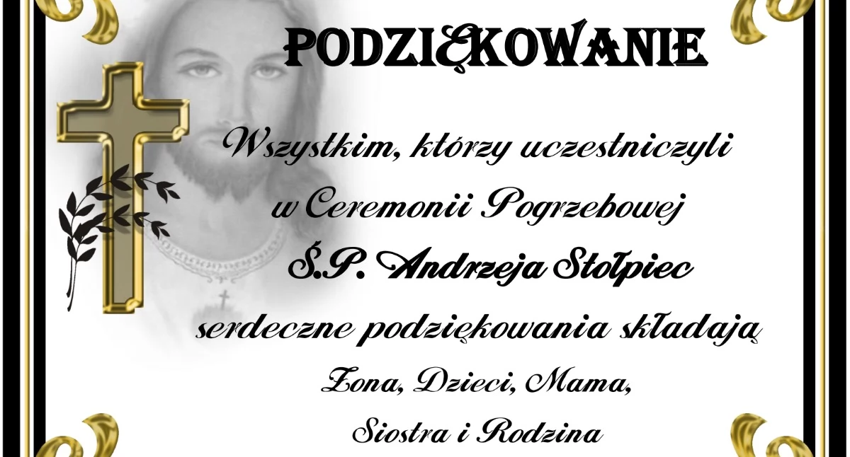 PODZIĘKOWANIE