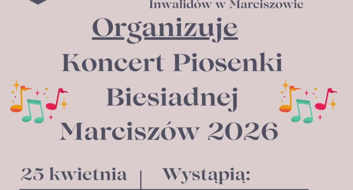 Koncert Piosenki Biesiadnej w Marciszowie