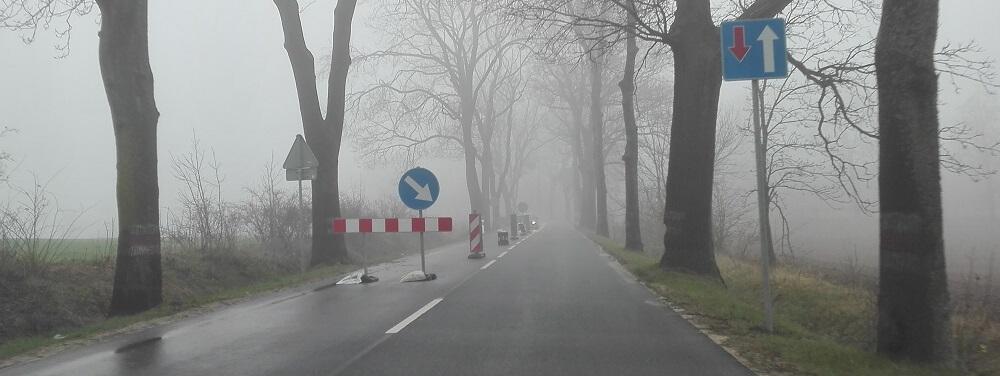 Utrudnienia na drodze wojewódzkiej