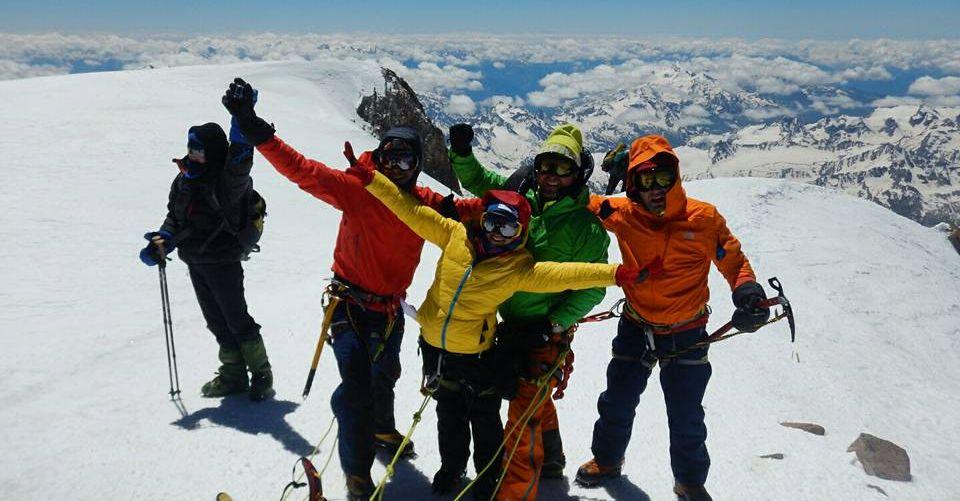 Kamiennogórzanin na Elbrusie