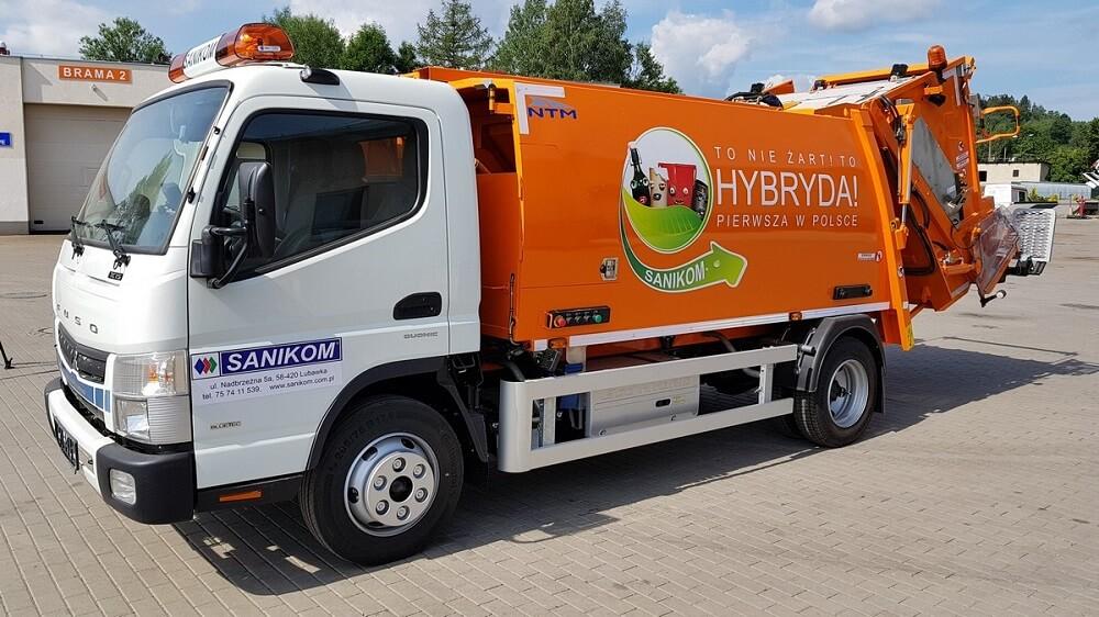 Hybrydowa śmieciarka