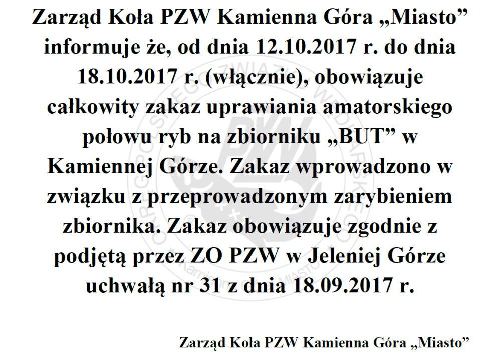 Zakaz wędkowania