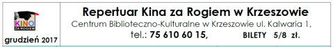 Kino za Rogiem - grudzień 2017