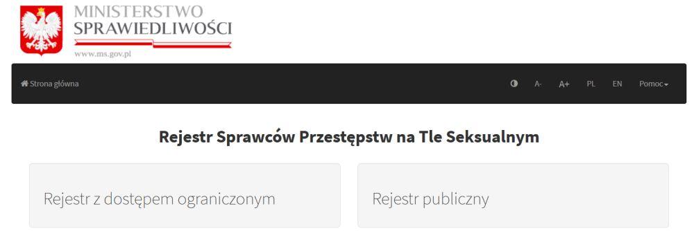 Rejestr sprawców przestępstw