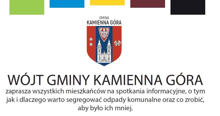 Spotkania informacyjne dotyczące segregacji odpadów komunalnych na terenie Gminy Kamienna Góra