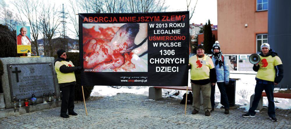 Przeciw aborcji