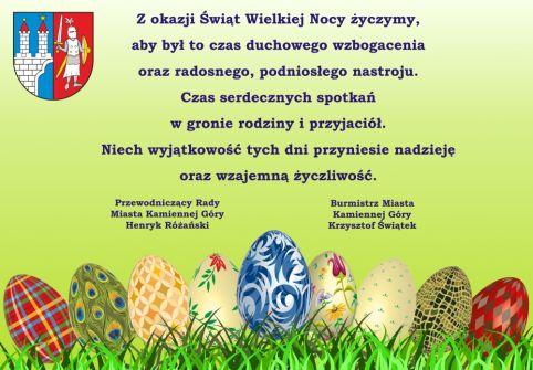 Życzenia - Wielkanoc 2018 - Urząd Miasta Kamienna Góra