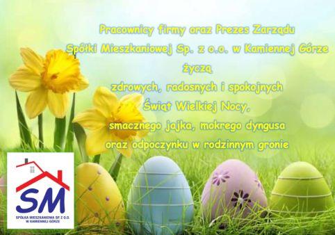 Życzenia - Wielkanoc 2018 - Spółka Mieszkaniowa