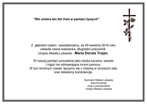 Nie umiera ten kto trwa w pamięci żywych
