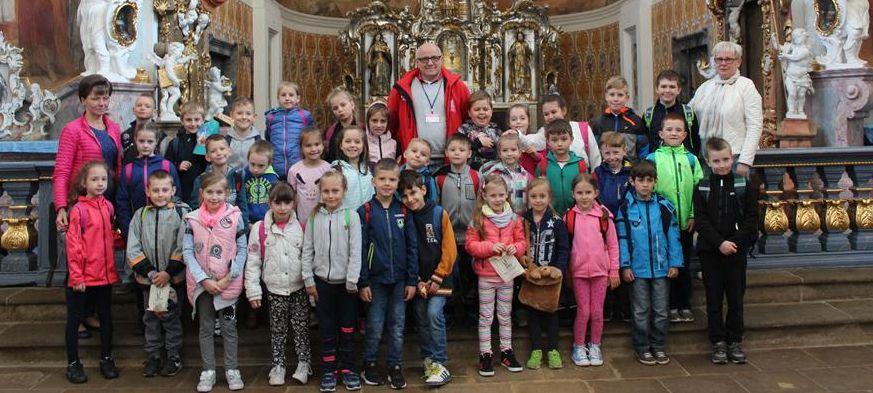 Poznawali zabytki opactwa cystersów w Krzeszowie