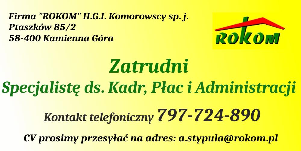 Oferta pracy - Rokom