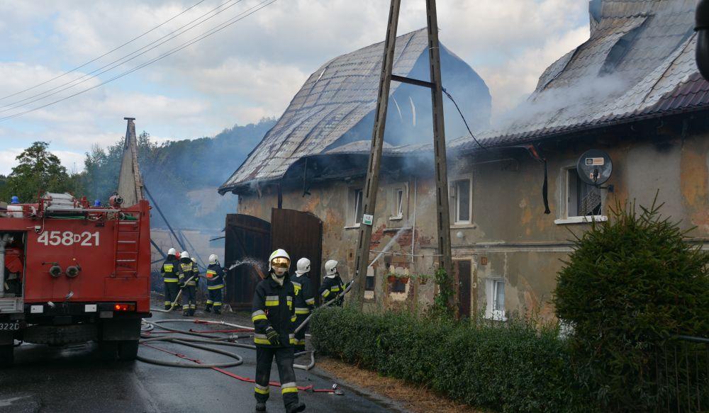 Pożar w Pisarzowicach