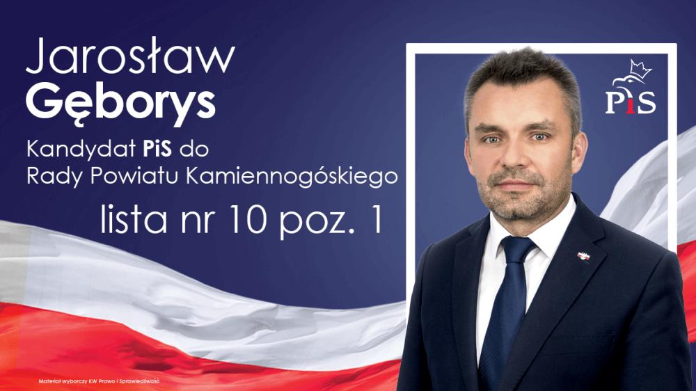 Jarosław Gęborys - kandydat do rady powiatu