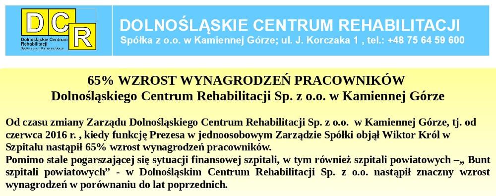 DCR - wzrost wynagrodzeń