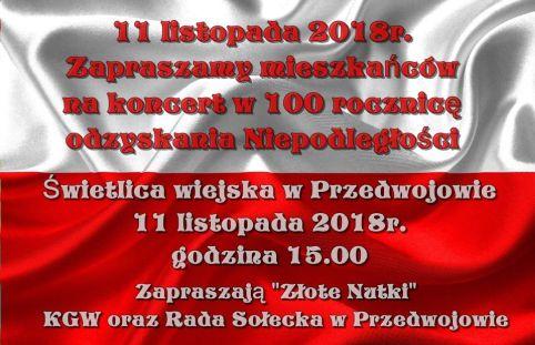 O niepodległości w Przedwojowie