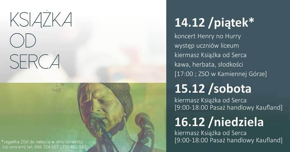 Książka od serca - plan kiermaszu