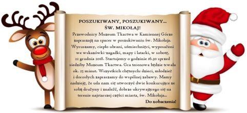Poszukają Mikołaja