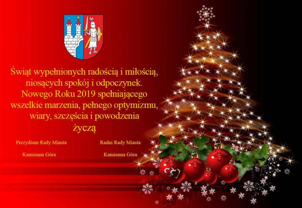 Boże Narodzenie 2018 - Rada Miasta Kamienna Góra