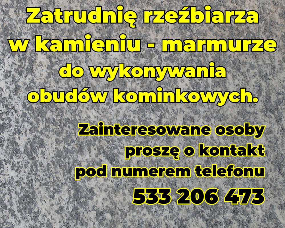 Oferta pracy - rzeźbiarz