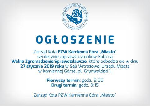 Walne koła PZW Kamienna Góra 