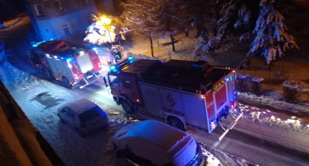 Pożar w kominie