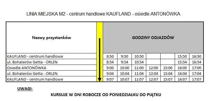Miejski autobus dojedzie do Antonówki