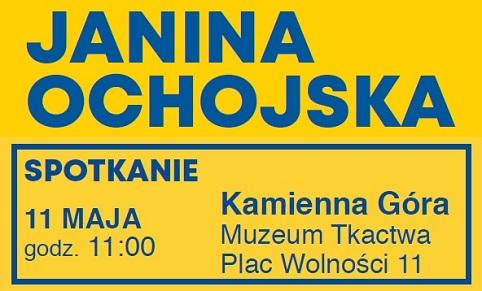 Spotkanie z Janiną Ochojską