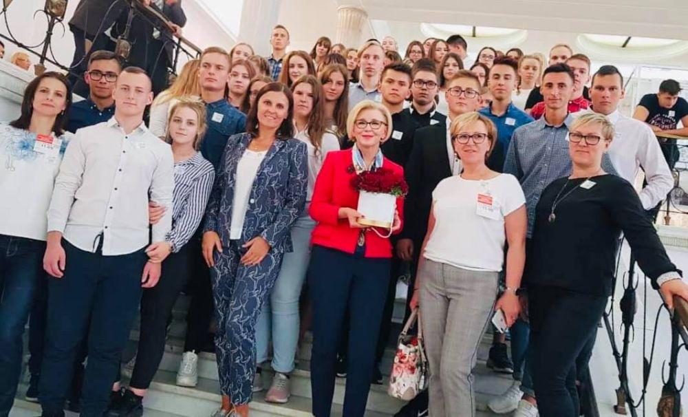 Uczniowie w Warszawie