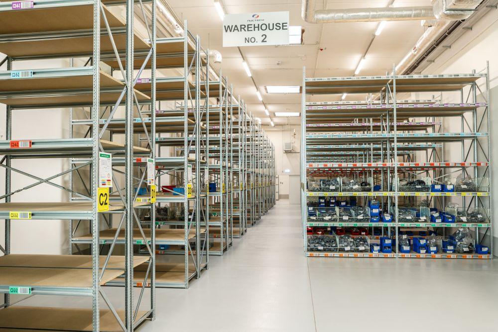 System WMS wsparty przez system wymiarowania produktów. 