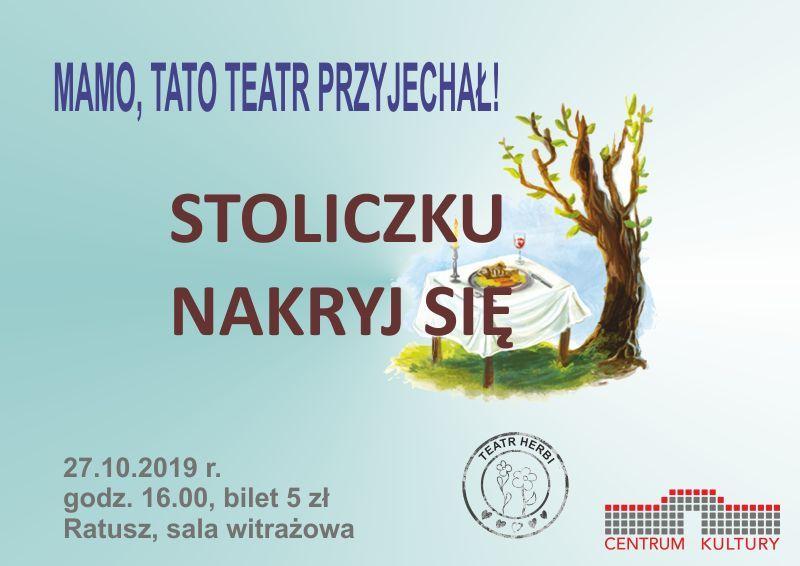Stoliczku nakryj się