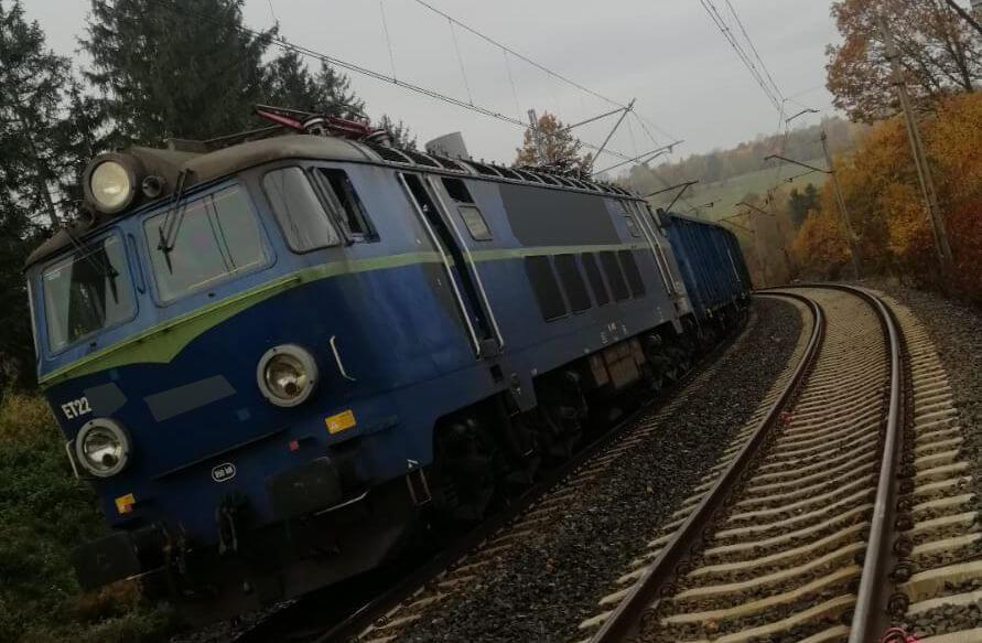 Pożar na torach